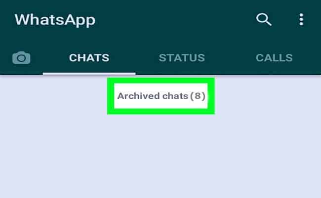 Cara melihat obrolan WhatsApp yang diarsipkan