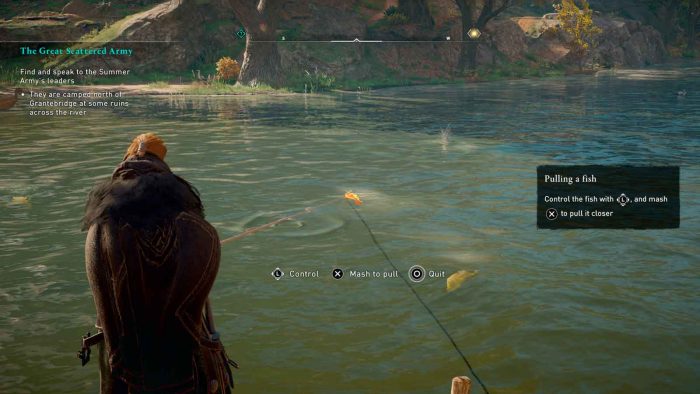 pescar en Assassin's Creed Valhalla
