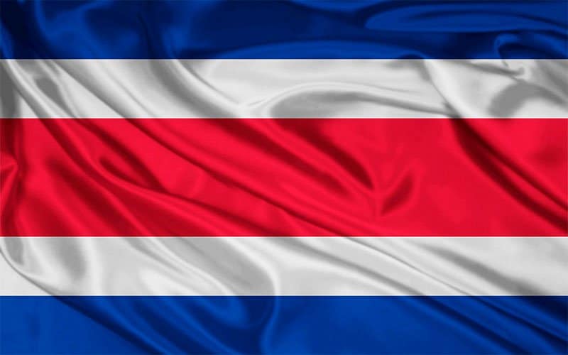 bandera de costarica