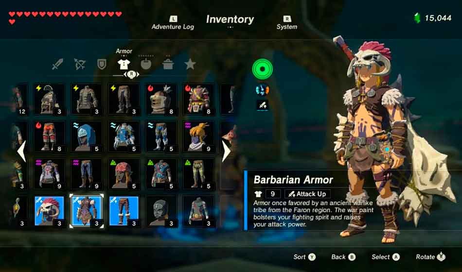 Cómo conseguir el traje Bárbaro Zelda Tears of the Kingdom